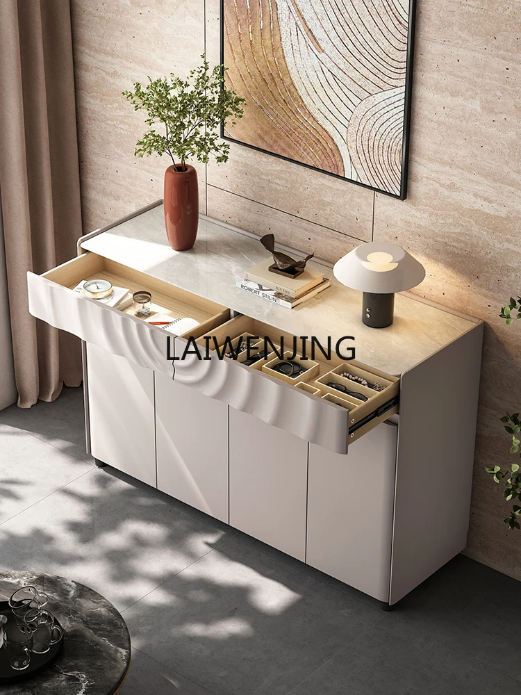 

SGF Italian-style home shoe cabinet household door storage integrated wall simple entrance cabinet