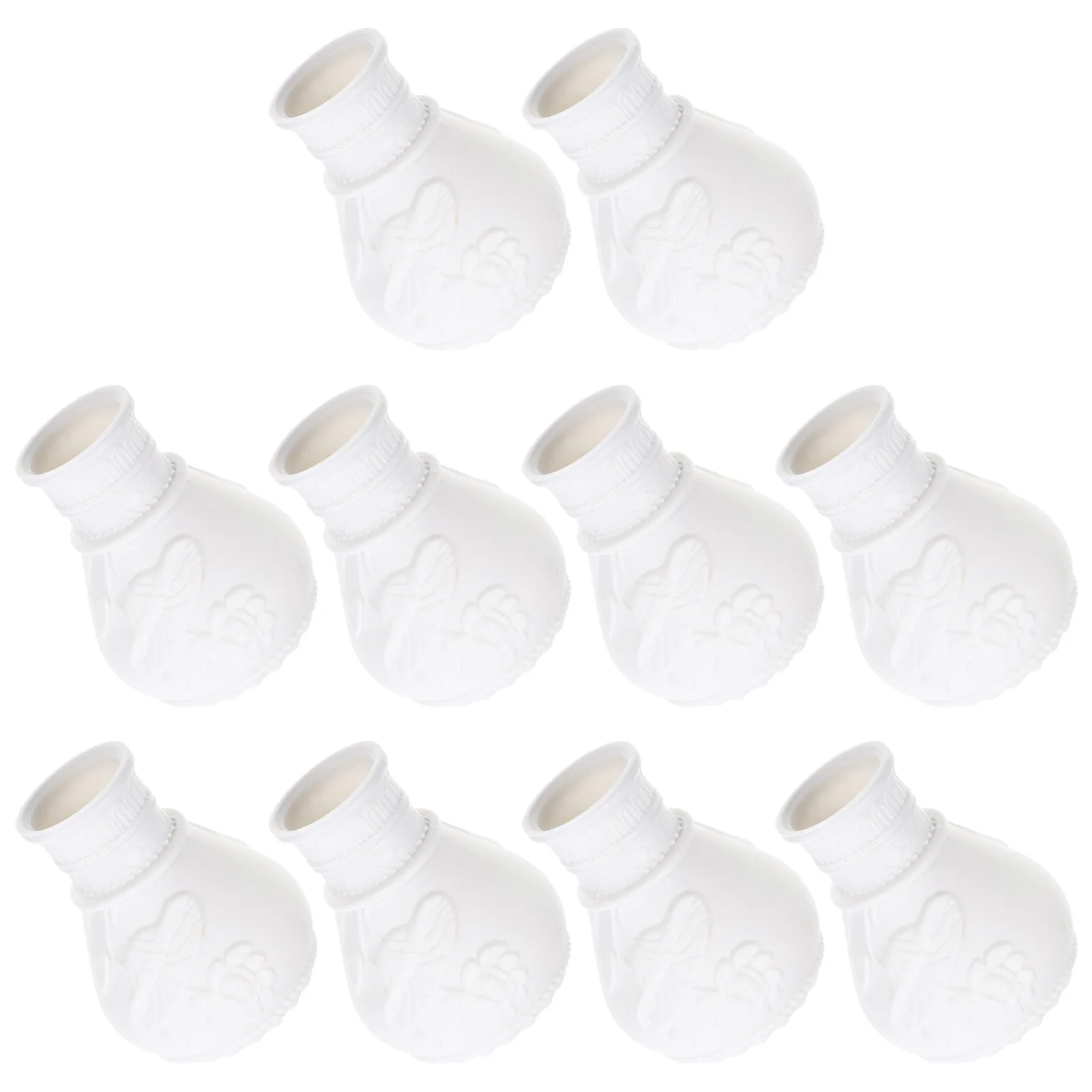 10 قطعة ينتهي رأس الزخرفية للستارة الزخرفية رئيس الستار قضبان المنزل مكتب نافذة القطب الروماني الملحقات #1