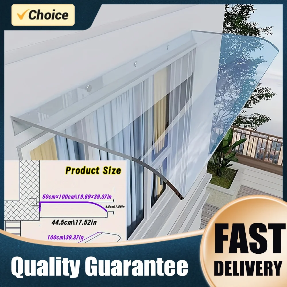 Toldo para Ventana, Puerta o Pared, Protección contra la Lluvia, Toldo para Puerta Exterior, Toldo para Ventana, Toldo para Puerta Principal/Patio/Techo