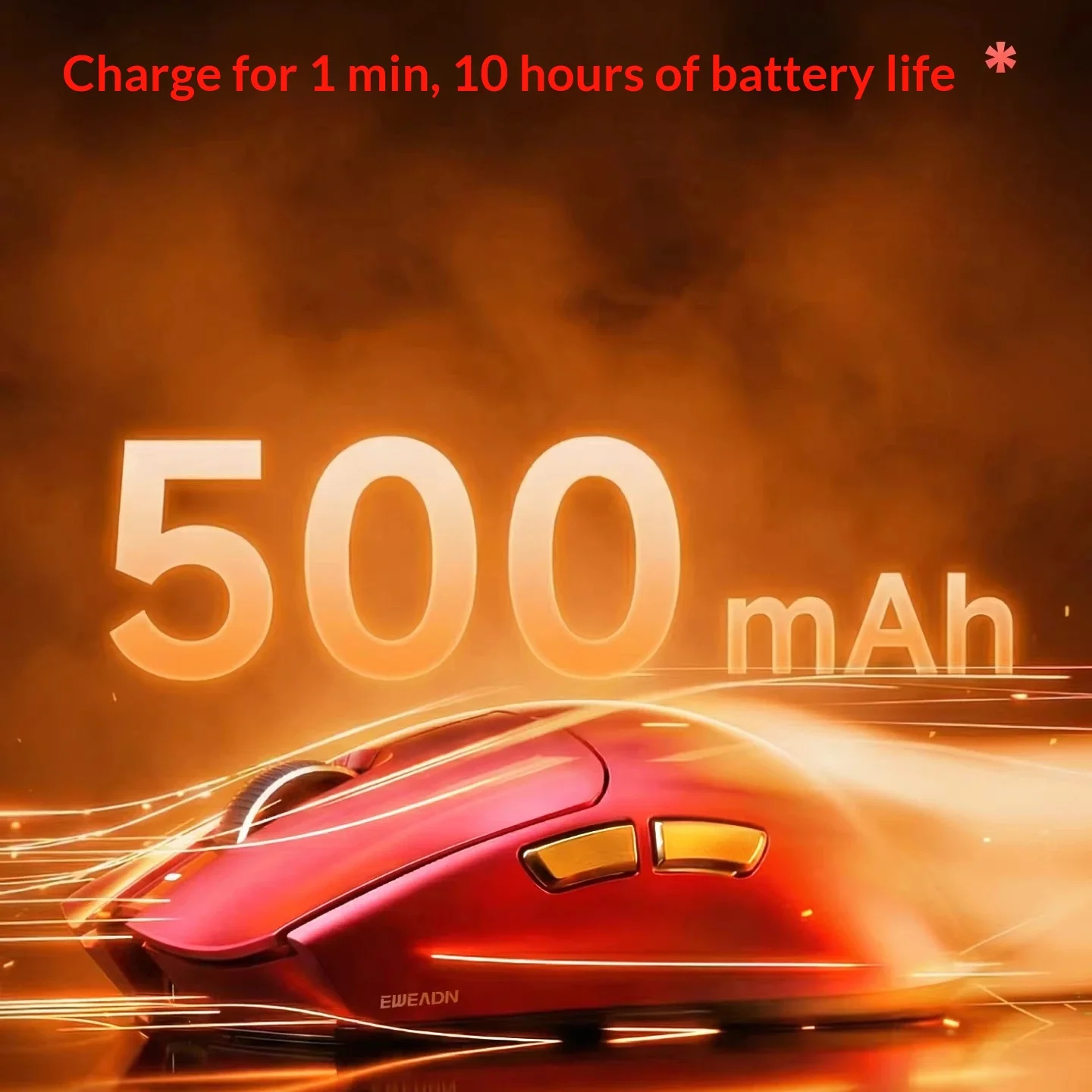 EWEADN S9 V2 Wireless Gaming Mouse Tri Mode Bluetooth Lightweight Paw3950 8K Polling Rate For Computer Gaming Office Large Hands