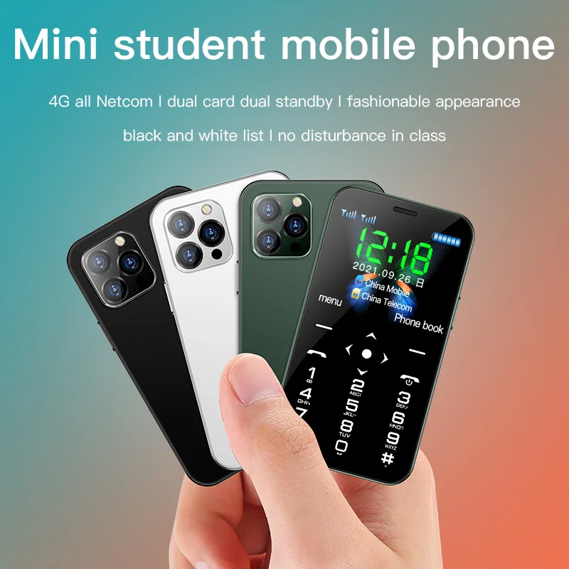 Soyes D13 Originele Mobiele Telefoon Dual Sim 4G Lte Mini Mobiel Student 900Mah Type-C Sos Kleine mobiele Telefoon Gift Vs XS11