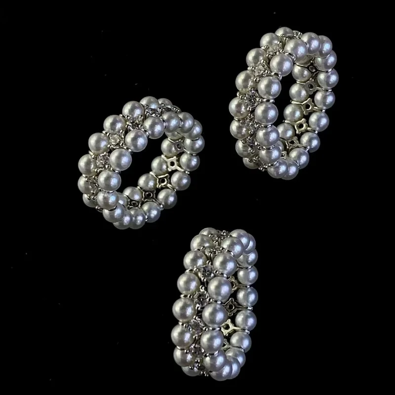 

SGARI Flawless Natural Freshwater Pearl Ring for Women Men S925 Sterling Silver Elegant Trendy Gift Fine Jewelry