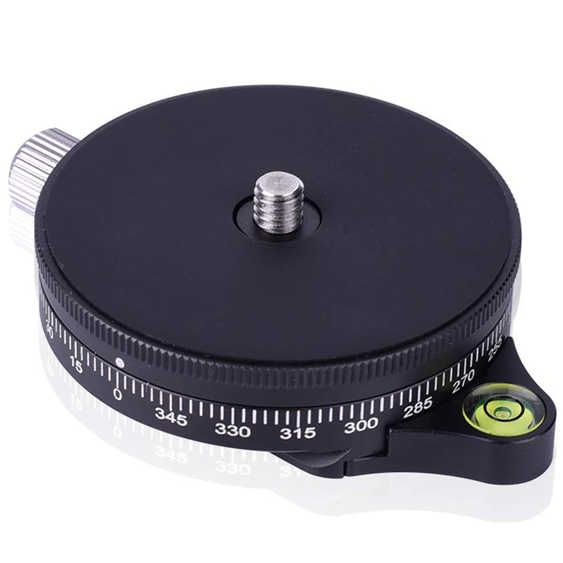 Camera Pan Base With Arca Swiss Style Plate, 0.95Cm Screw Aluminum