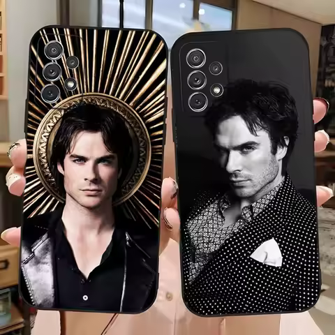 Vampire Diaries Ian Somerhalder Phone Case For Samsung Galaxy A13,A21s,A22,A31,A32,A52,A53,A71,A80,A91 Soft Black Phone Cover