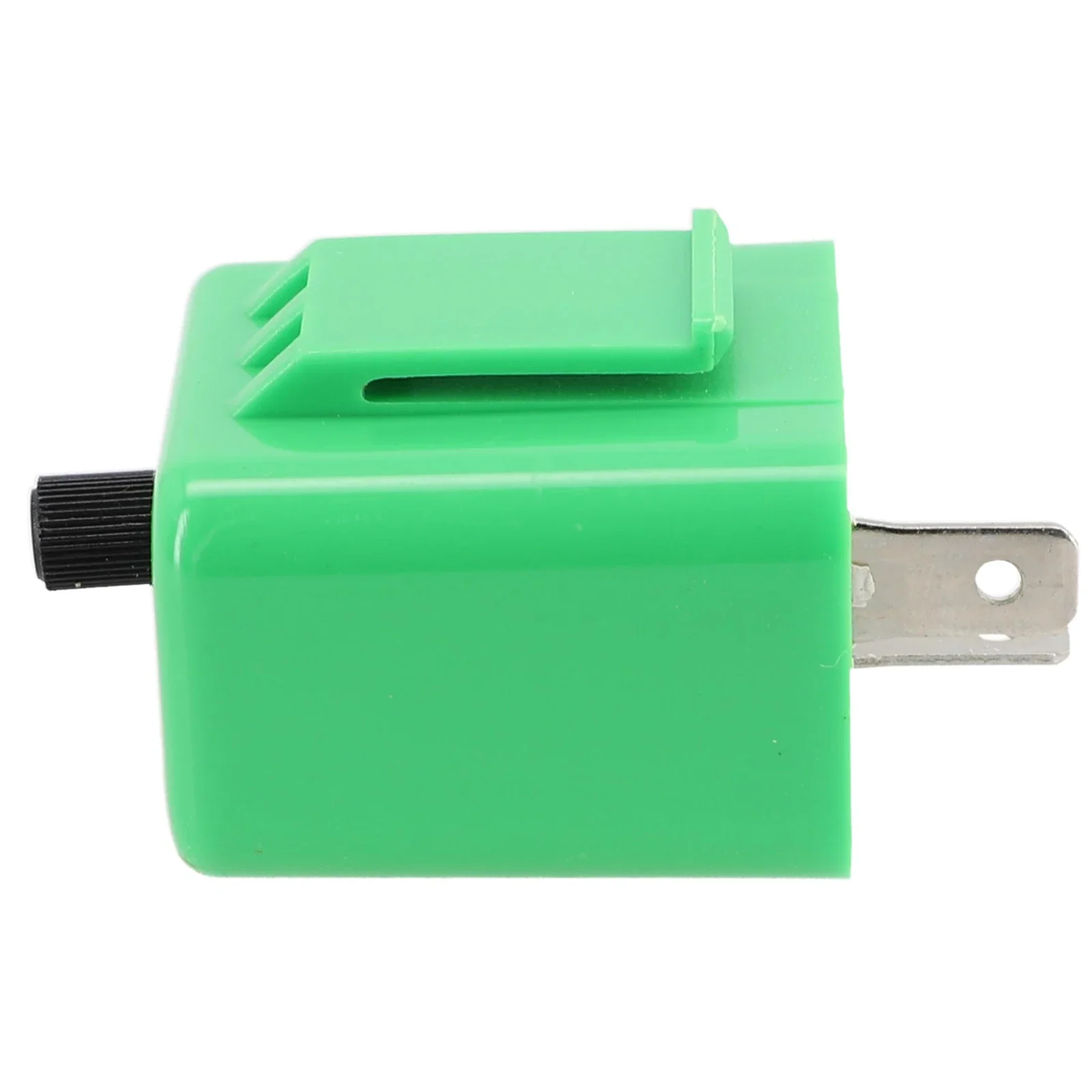 Motorrad Blinker Blitz relais 12VDC 1 stücke 2 Pin abs Material Zubehör einstellbar grün Anzeige Blitz zuverlässig