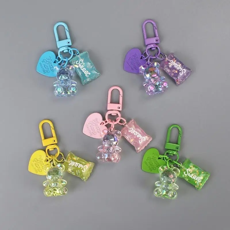  Colorful Candy Keychain Decoration Bag Decoration Stylish Keychain Bag Accessory