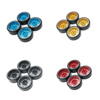 WLtoys 284010 284131 k989 k969 MINI-Q MINI-Z MINI-D RC 1/28 Remote control car metal wheels two narrow and two wide tires