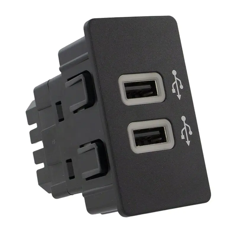 AB16-For Ford SYNC 3 Compatible Dual USB Socket HC3T-14F014-BC Carplay Android Auto Support Media Hub Interface Module