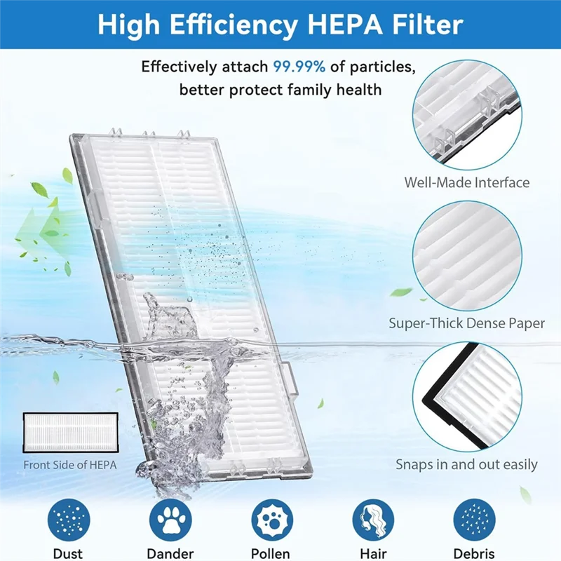 A84G-For Xiaomi Roborock S7,S7+,S7 Maxv,S7 Maxv Plus,S7 Maxv Ultra,T7,T7S,T7S Plus Main Side Brush Hepa Filters Spare Parts