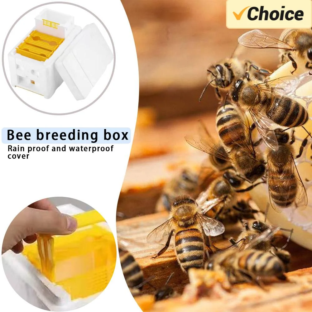 Beekeeping Foam Pollination Boxes Bee Nest Tool Multi-Function Beehive Beekeeping King Box Bee Hive Frame Holder Tools