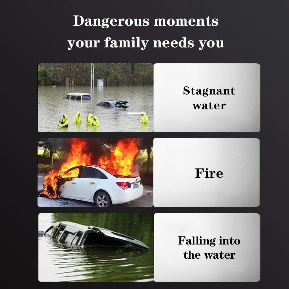 Car Safety Hammer Portable Window Breaker Escape Device Break The Window Emergency Easy To Carry