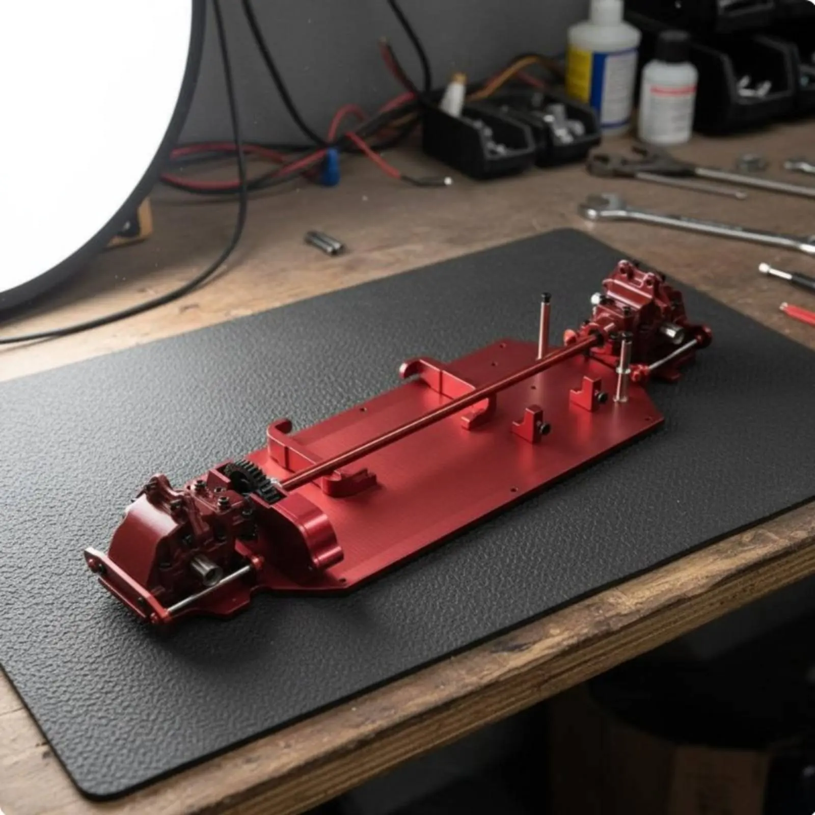 

Комплект трансмиссии для радиоуправляемых моделей автомобилей в масштабе 1/12: стабильное металлическое шасси, точная механическая обработка, адаптивный дизайн, деталь для хобби-моделей