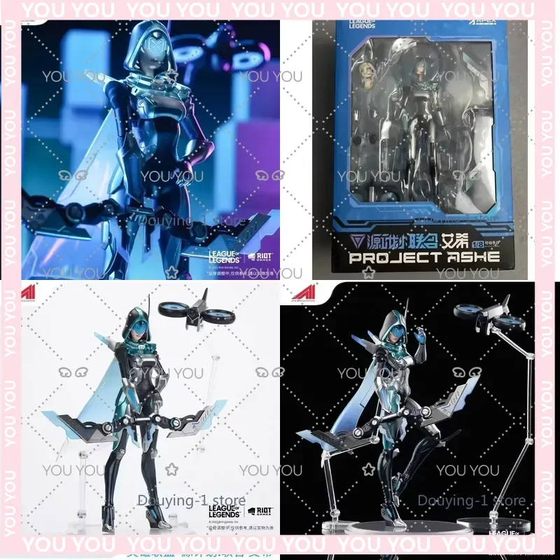 

In Stock for League of Legends LOL Limited Edition Project Ashe 1/8 Scale Action Figure Apex Doll Display Item