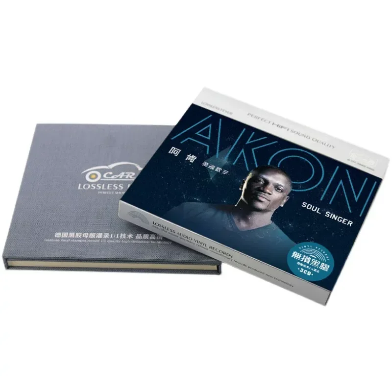 CD for Akon Akon CD European and American Popular English Songs Car Music CDs Distortion-Free Sound Quality Vinyl Records view 5