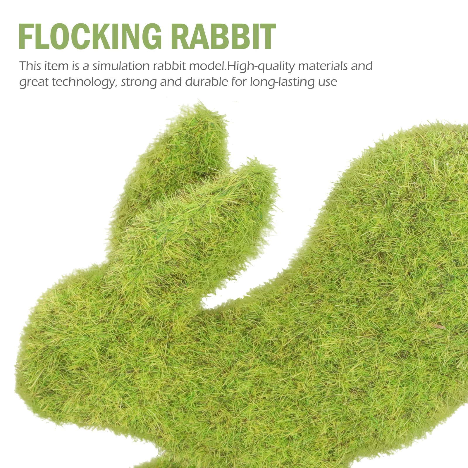 

1Pcs Artificial Mini Rabbit Ornament Lovely Home Garden Decoration Suitable for Micro Landscape Easter Party Kids Holiday Gift