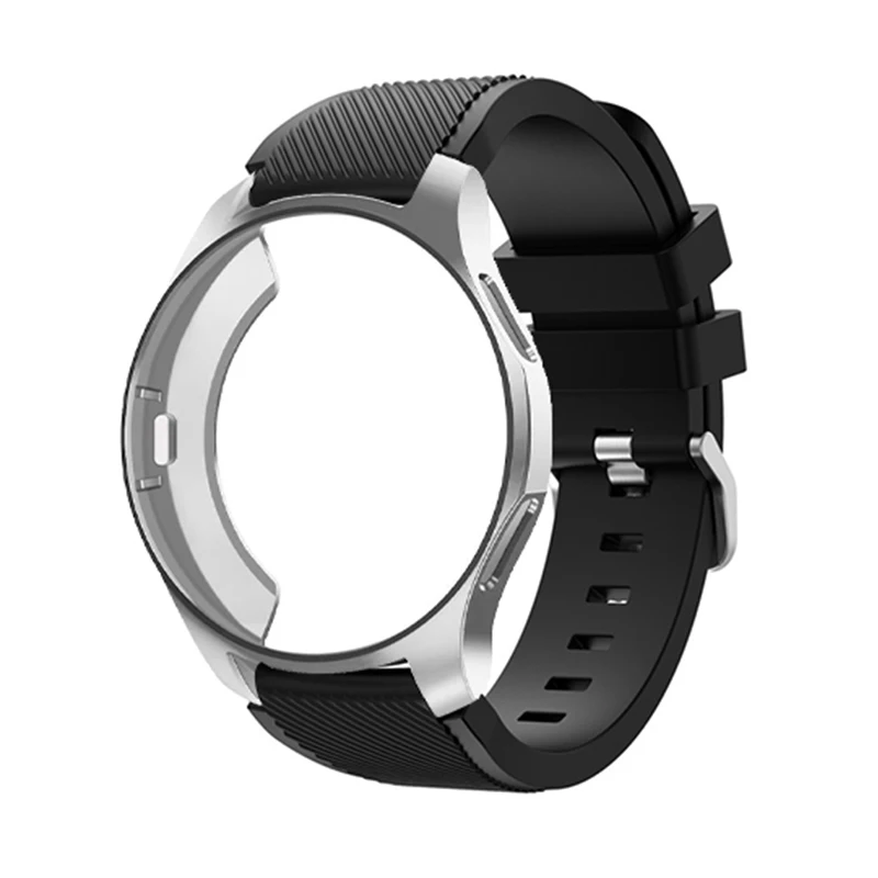 Case+strap For Samsung Galaxy watch 46mm 42m gear s3 frontier silicone watchband+TPU Protector cover correa protective 20mm 22mm image 3