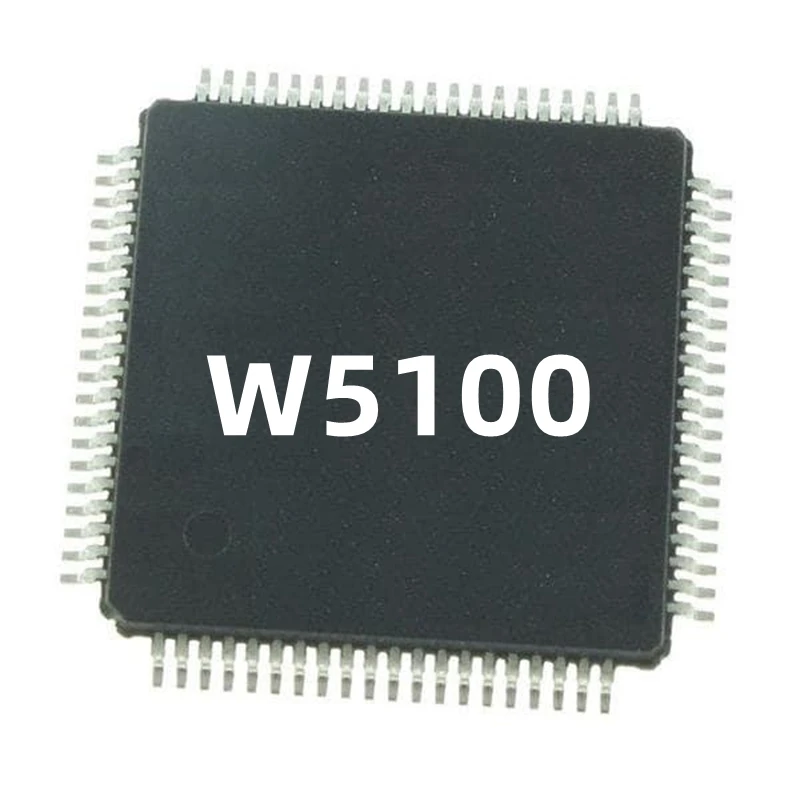 1PCS New Original W5100 LQFP-80 Embedded Ethernet Controller Chip