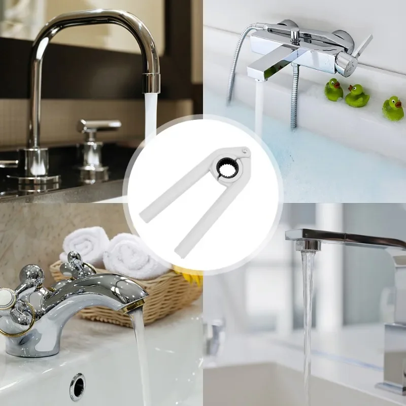 Faucet Bubbler Wrench Wash Basin Fliter Faucet Spout Removal Nozzle Bubbler Household kitchen Disassembly Cleaning Tool Spanne