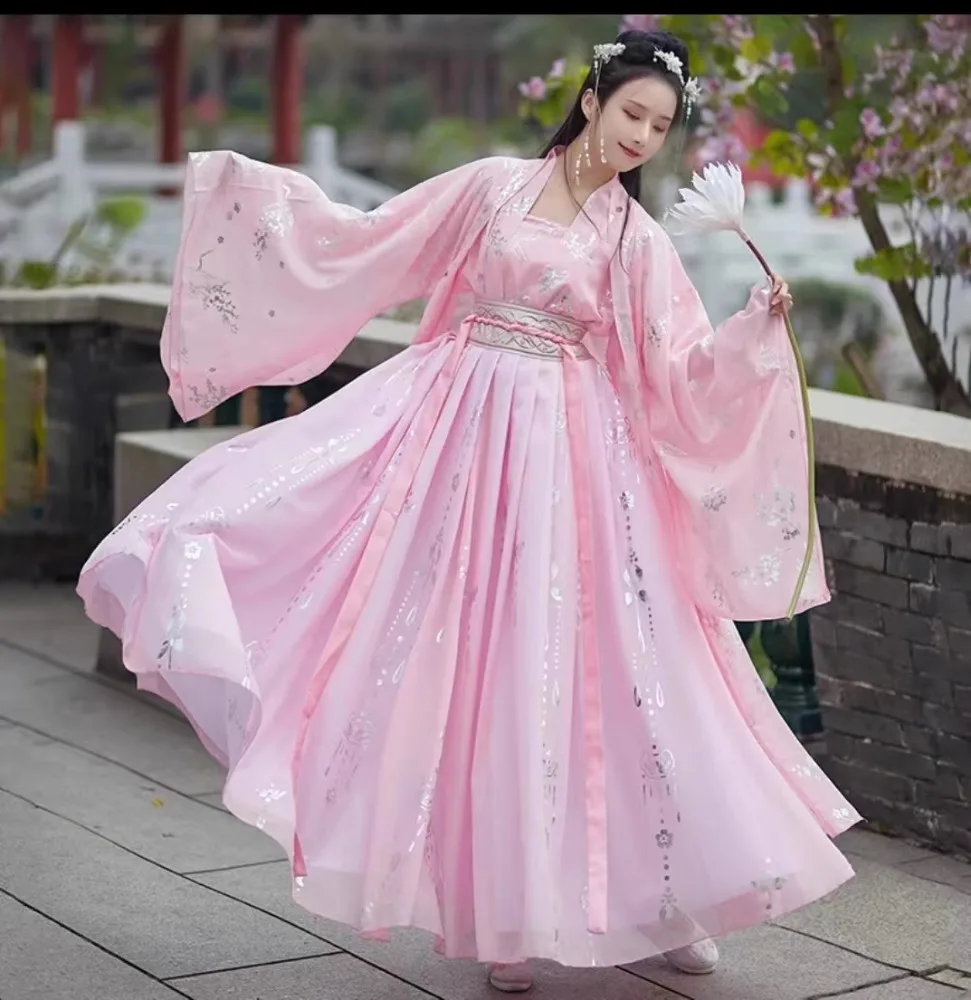 

Fairy Cosplay Costumes Vintage Party Stage Show Ethnic Style Dance Wear Clothing Clothes Chinese Traditional Dress Hanfu Women