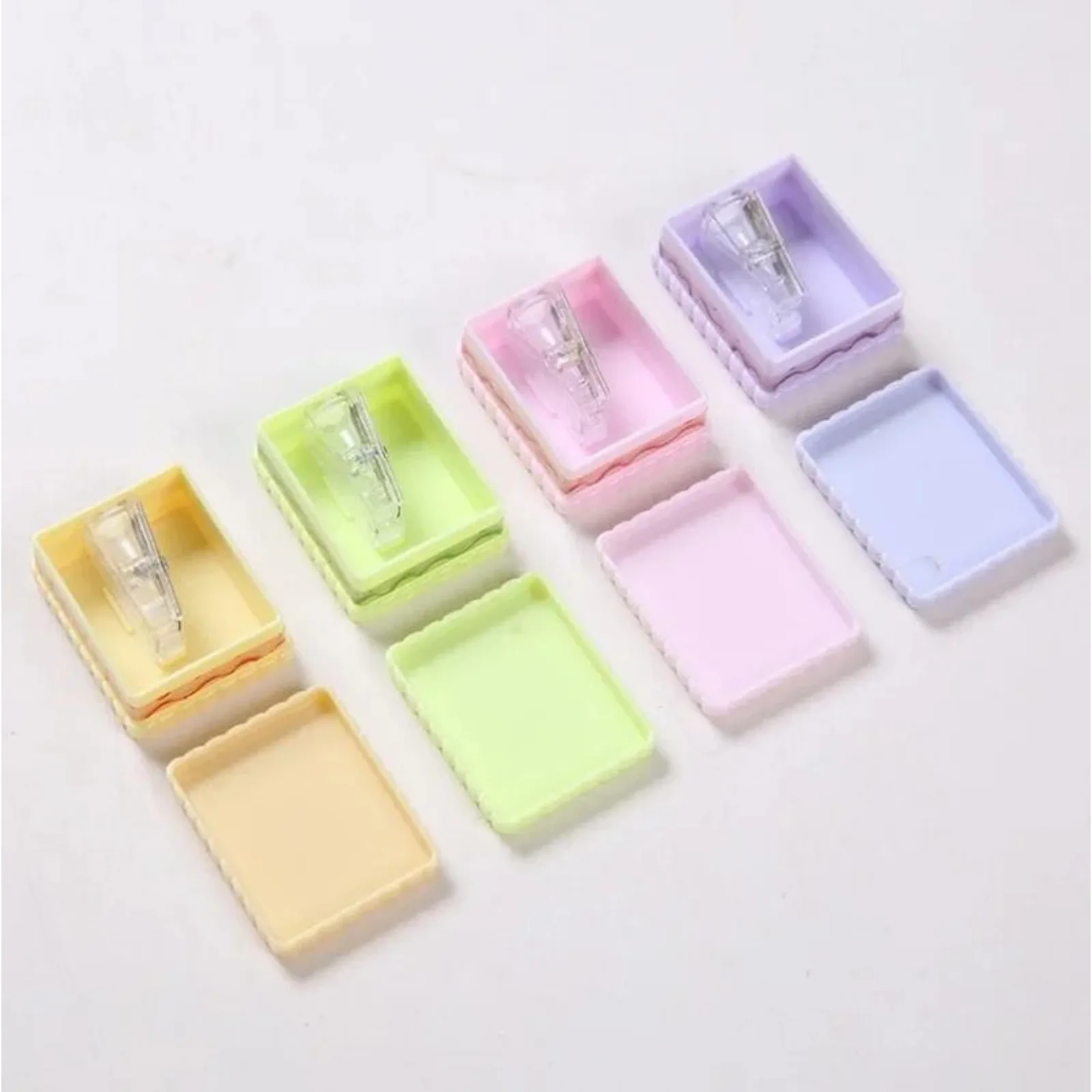 1 Pcs Random Color Pencil Sharpener Kawaii School Supplies Stationery Items Student Prize Kids Gift Sandwich Cookie