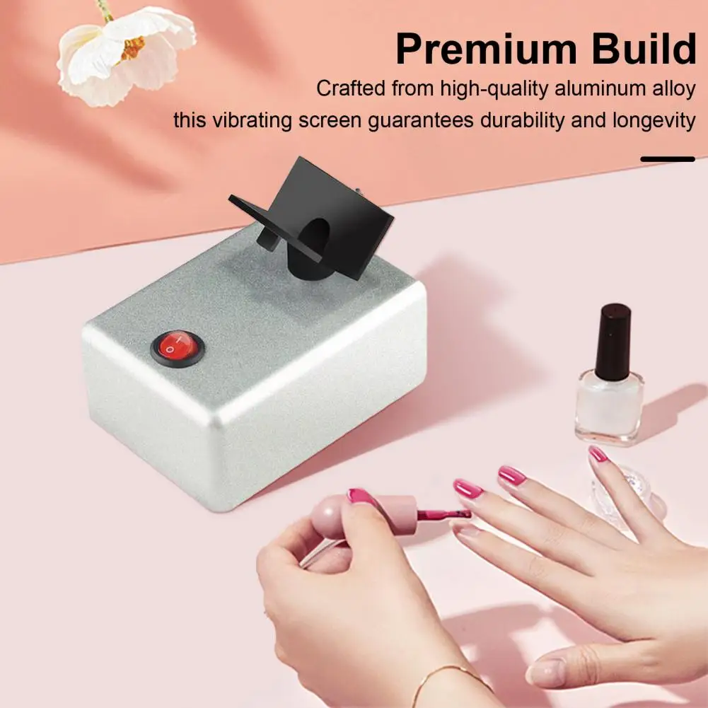 Nail Lacquer Shaker Paint Vibrating Mixer 3200 Shakes/Min Automatic Paint Shaker Shaking Machine for Nail Art Tattoo Ink US Plug