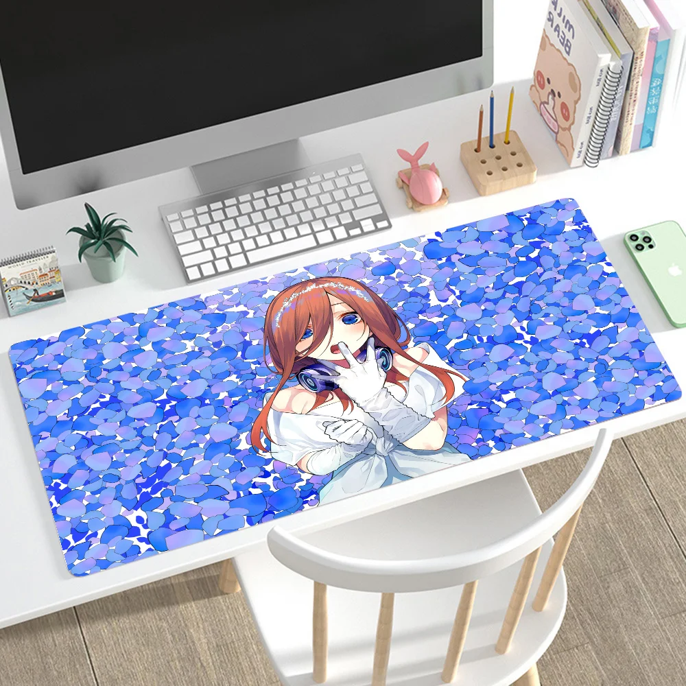 The Quintessential Quintuplets Mousepad Mouse Mat Desk Mat With Pad Gaming Accessories Prime Gaming XXL Keyboard Pad Padding Ma