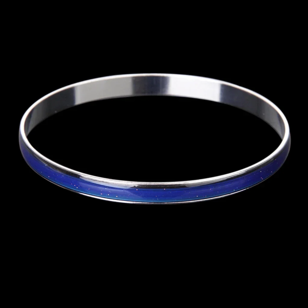 Pulseras Bangle Bracelet Change Color Emotion Feeling Changeable Mood Chart Fashion Jewelry Women Matching Bracelets Pride