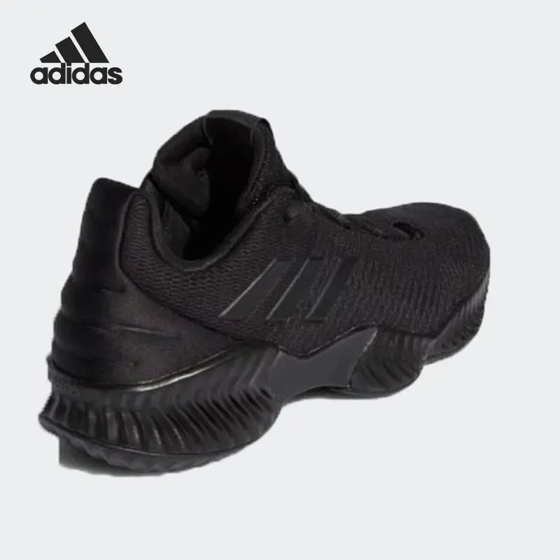 حذاء كرة السلة Adidas الرسمي الأصلي للرجال باللون الأسود Warrior On-Court FW0905