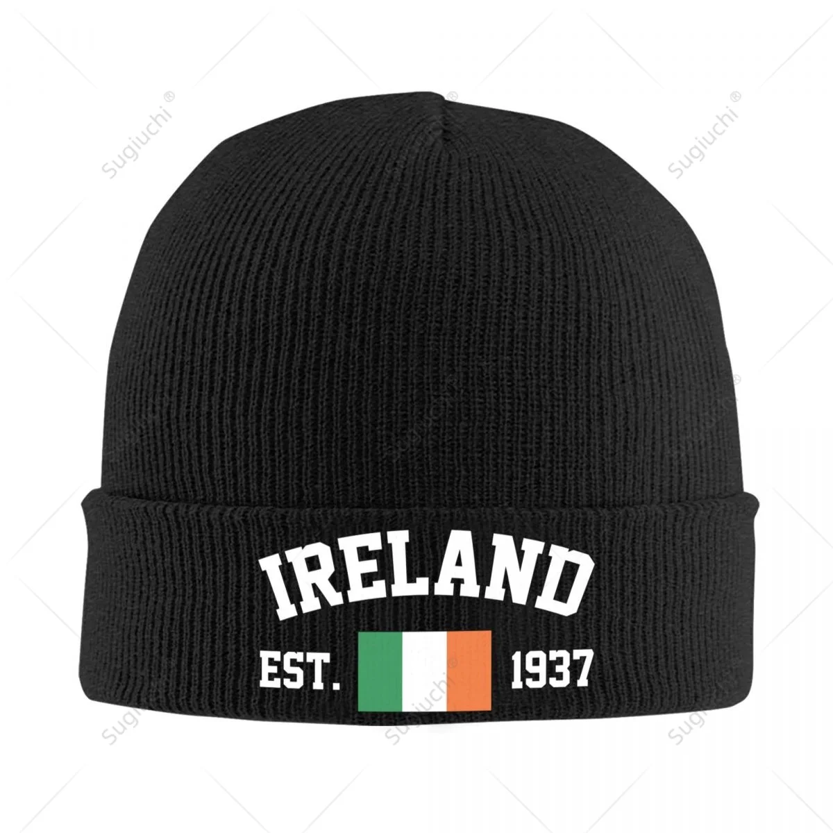 

Unisex Ireland EST.1937 Knitted Hat For Men Women Boys Winter Autumn Beanie Cap Warm Bonnet