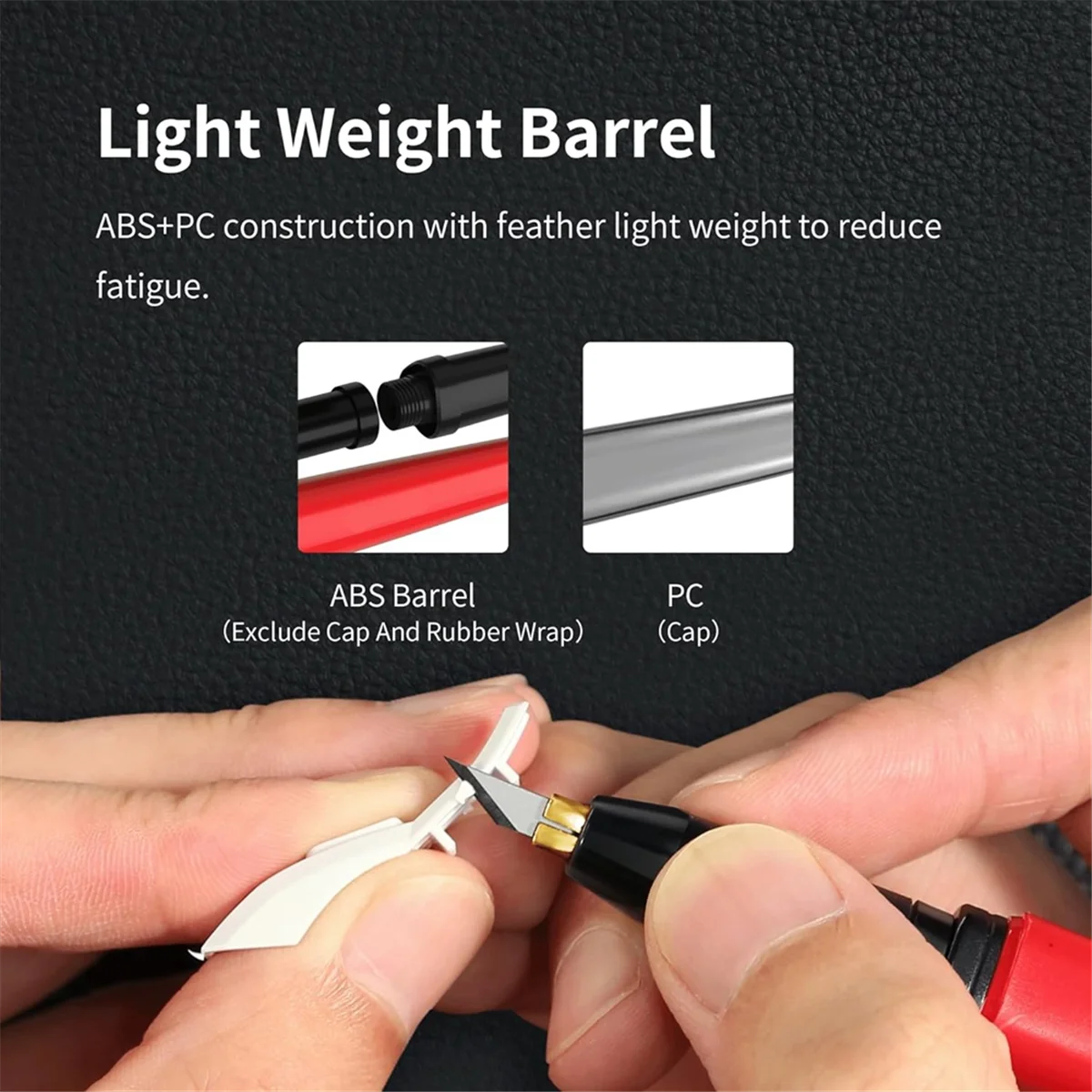 AA98 Hobby Knife-Craft Knife with Carbon Steel Blade, Ergonomic & ,Anti-Slip Grip,for Model Making & DIY Projects