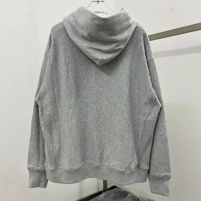 25ss Black SAINT MICHAEL Pure Cotton Casual Hoodies Logo Letter Printing Oversized Hooded Pullover