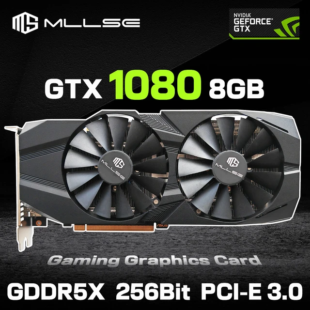Mllse Graphics Card GTX 1080 8GB 8Pin Placa De Video Gaming GPU GDDR5X 256bit PCI Express 3.0 16 GeForce gtx 1080 8gb Video Card AliExpress