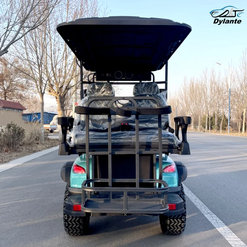 Best Seller 4 Wheels 4 Seats Electric Hunting Golf Cart 48V Lithium Battery Disc Brake LCD Display High End Off Road Vehicle