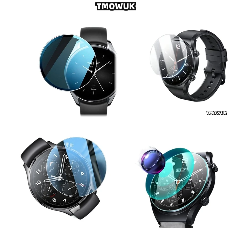 

For Xiaomi Watch S1 S3 Pro S4 Sport Military-Grade Tempered Glass Screen Protector Ultra-Thin 9H Anti-Slip