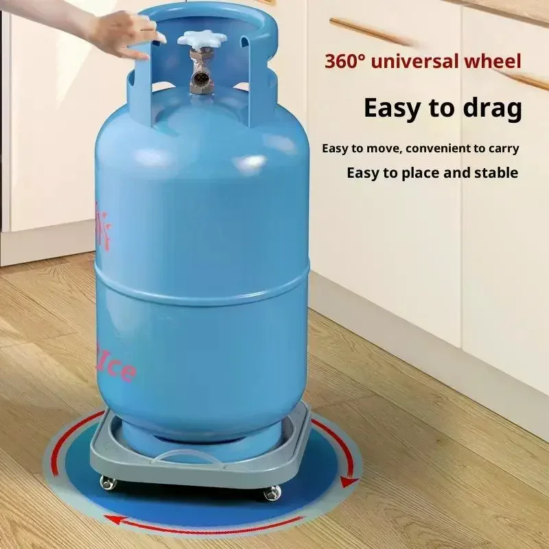 

Универсальный подвижный кронштейн для бензобака, сверхмощный с колесами, подставка для цветочного горшка, поднос, квадратное пластиковое основание газового баллона