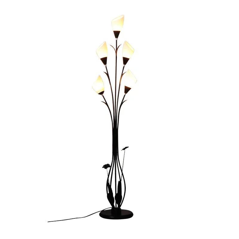 

Modern simple living room sofa vertical floor lamp art arc intelligent simple hotel design bedroom bedside LED floor lamp