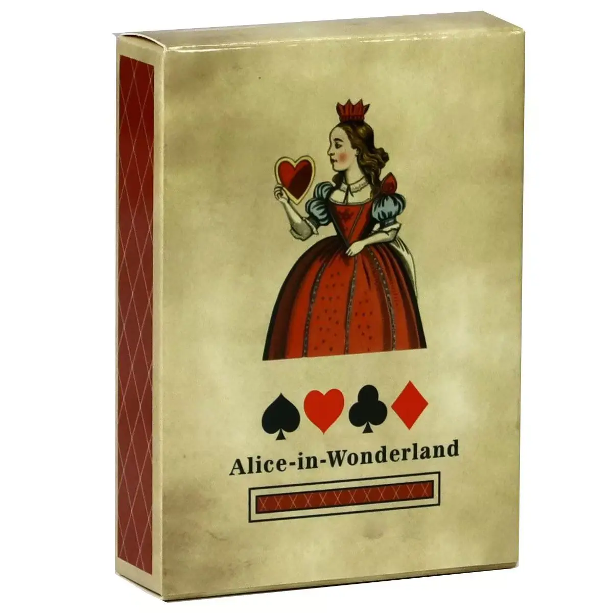 54 Stück Spielkarten „Alice im Wunderland“, 9 x 6,5 cm, Volldeckpapier, Scrapbooking, Basteln, Pokerdeck