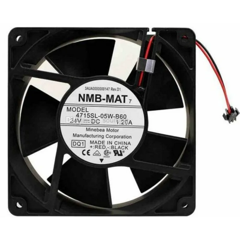 

L для высококачественного охлаждающего вентилятора 4715SL-05W-B60 24 В 1,20 А 120*120*38 мм