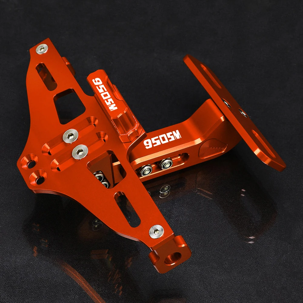 For KTM 950SM 950Supermoto Rear License Plate Mount Holder Turn Signal Lights 950 SM LC8 SUPERMOTO 2007-2025 2024 2023 2022 2021