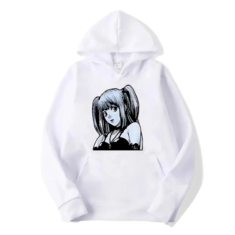 Double ponytail beauty girl print men's and women's fashion hoodie graphic long sleeve pullover album Hoodie Women's Super David