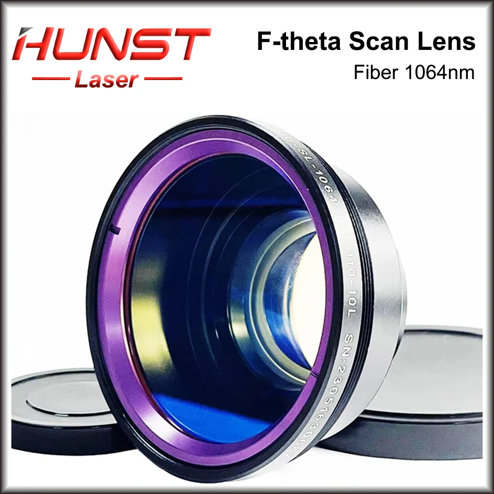 Hunst F-theta Scan Lens 1064nm Field Lens 50x50mm - 300x300mm F80-420mm for YAG Optical Fiber Laser Marking Machine SpareParts