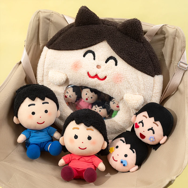 Bolsa oficial Irasutoya periférica estilo gato Ita, lindo gato pequeño, mochila de gran capacidad, bolsa de almacenamiento para muñecas, adorno, regalo de cumpleaños