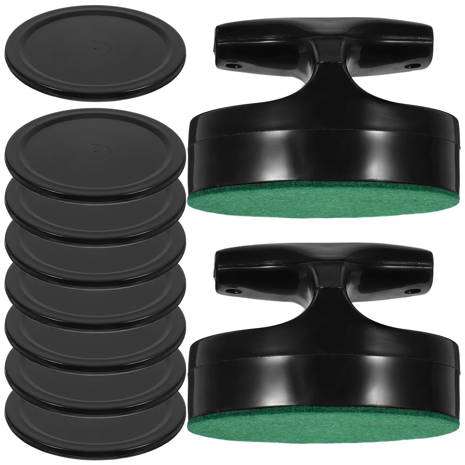 

1Set Hockey Pucks Kit Protective Fabric Surface Gliding Puck Set for Indoor Tabletop Hockey Games Shipping Supplies