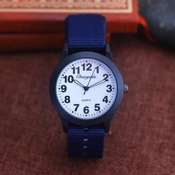 2024 Jinnaier Nieuwe Beroemde Merk Mannen Kinderen Jongens Meisjes Mode Cool Quartz Sabel Horloges Studenten Canvas Elektronisch Polshorloge