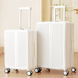 (50) Password luggage 20 inches for boarding, anti-fall universal wheel trolley case 28 inches travel suitcase