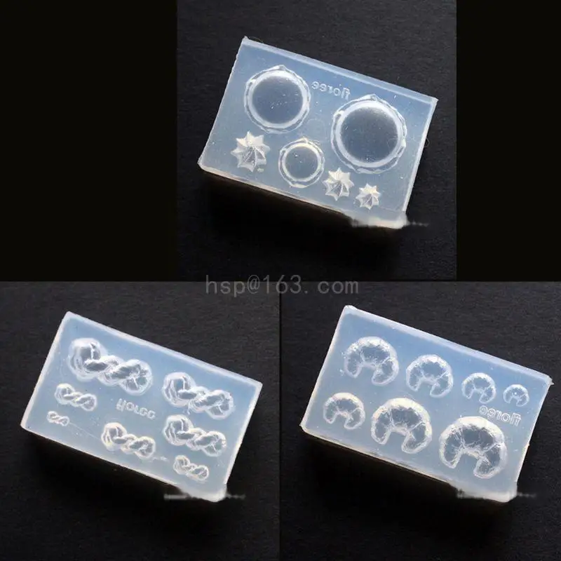 Flower for Cat Heart Template Acrylic Gel Tools Resin Silicone Mold Jewelry Maki