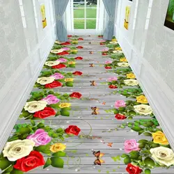 Tapis 3D Long pour Couloir, Salon, Décoration de la Maison, Polymères de Sol Antidérapants, Hôtel, Corrigé par Zone lea, Personnalisé