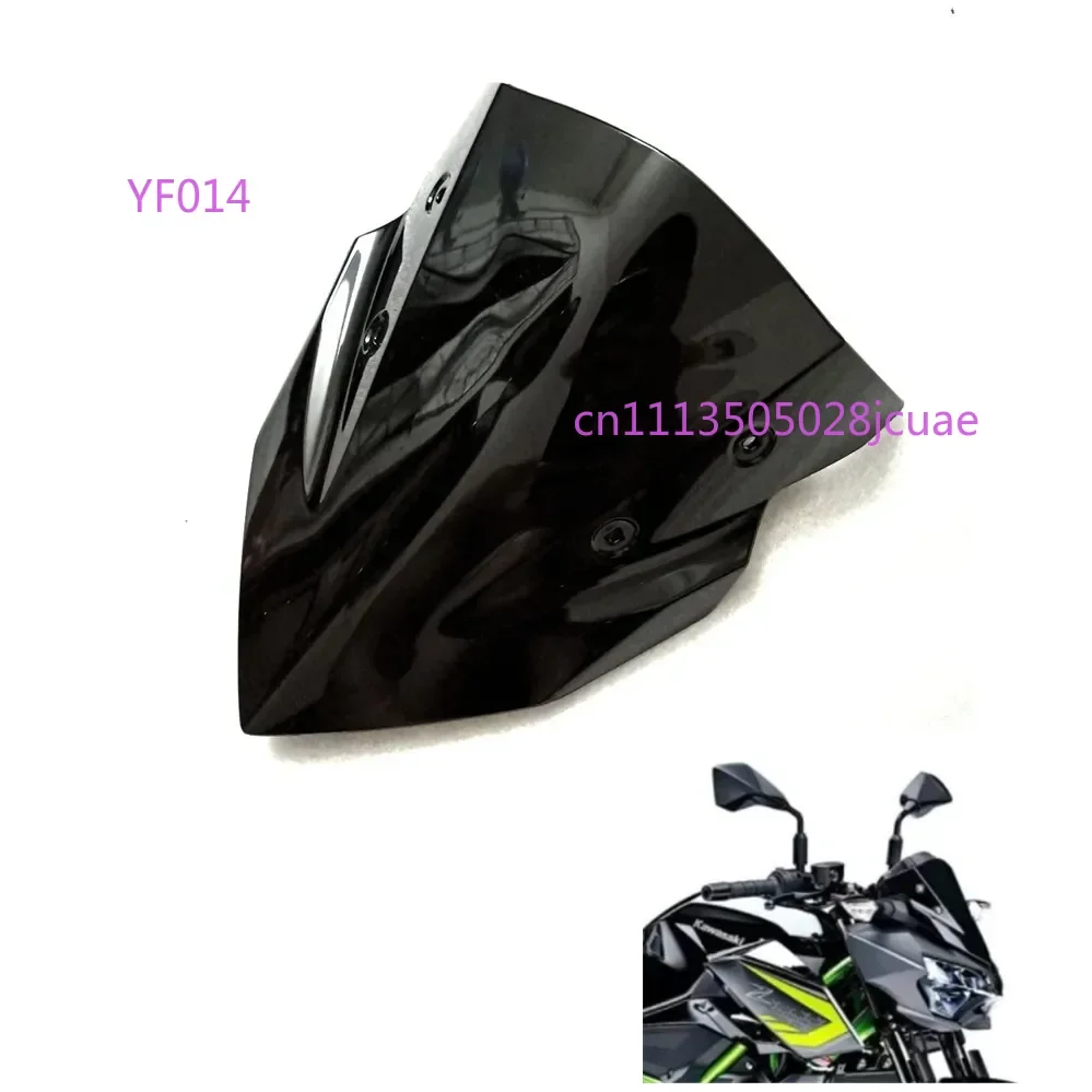 Motorcycle Windscreen Windshield Air Deflector Glass Fit Z400 2019-2021