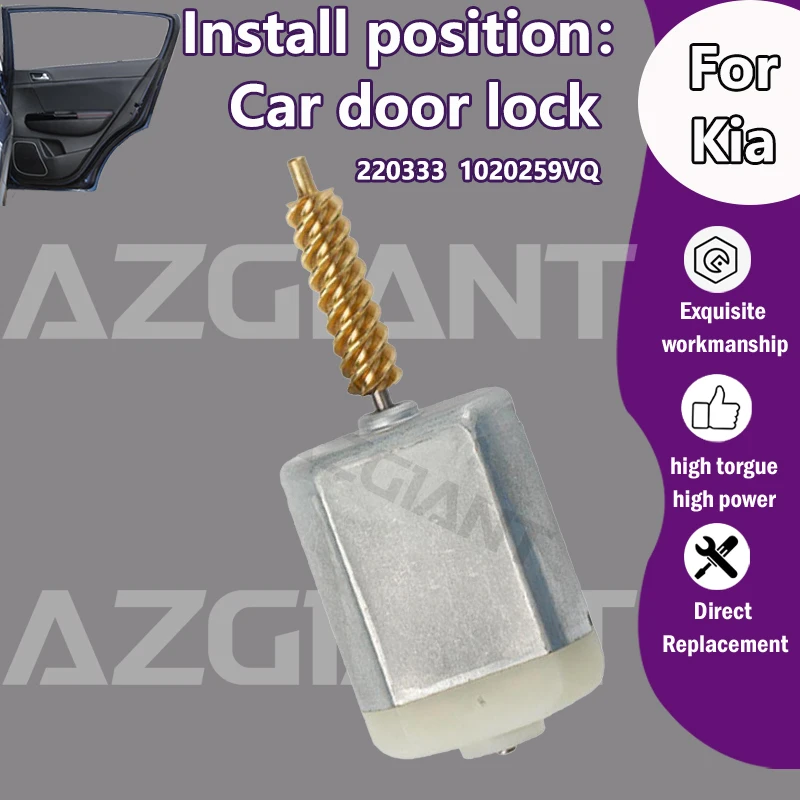 

220333 1020259VQ Car door locking system 12V copper motor For Kia Sorento prime 2018 2019 2020 2021 2022 high torque accessories