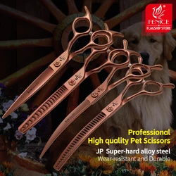 Fenice High-quality Master Series 6.5/6.75/7/7.5 Inch Pet Grooming Scissors Dogs Straight Curved Thinner Chunker Shears Scissors